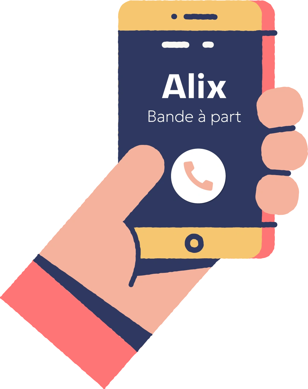 Illustration d'un appel découverte avec Alix, fondatrice de Bande à Part