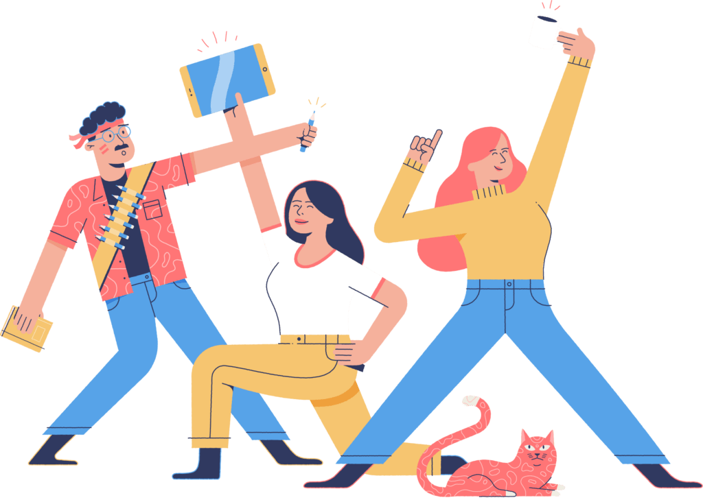 Illustration d'une activité freelance qui tourne, symbole de sérénité retrouvée